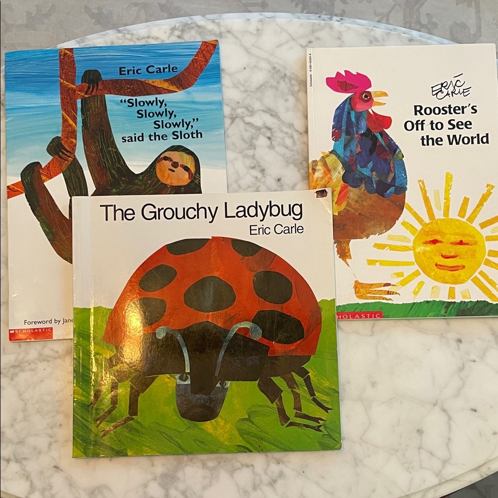 Eric Carle Children's Book Set of 3 paperbacks